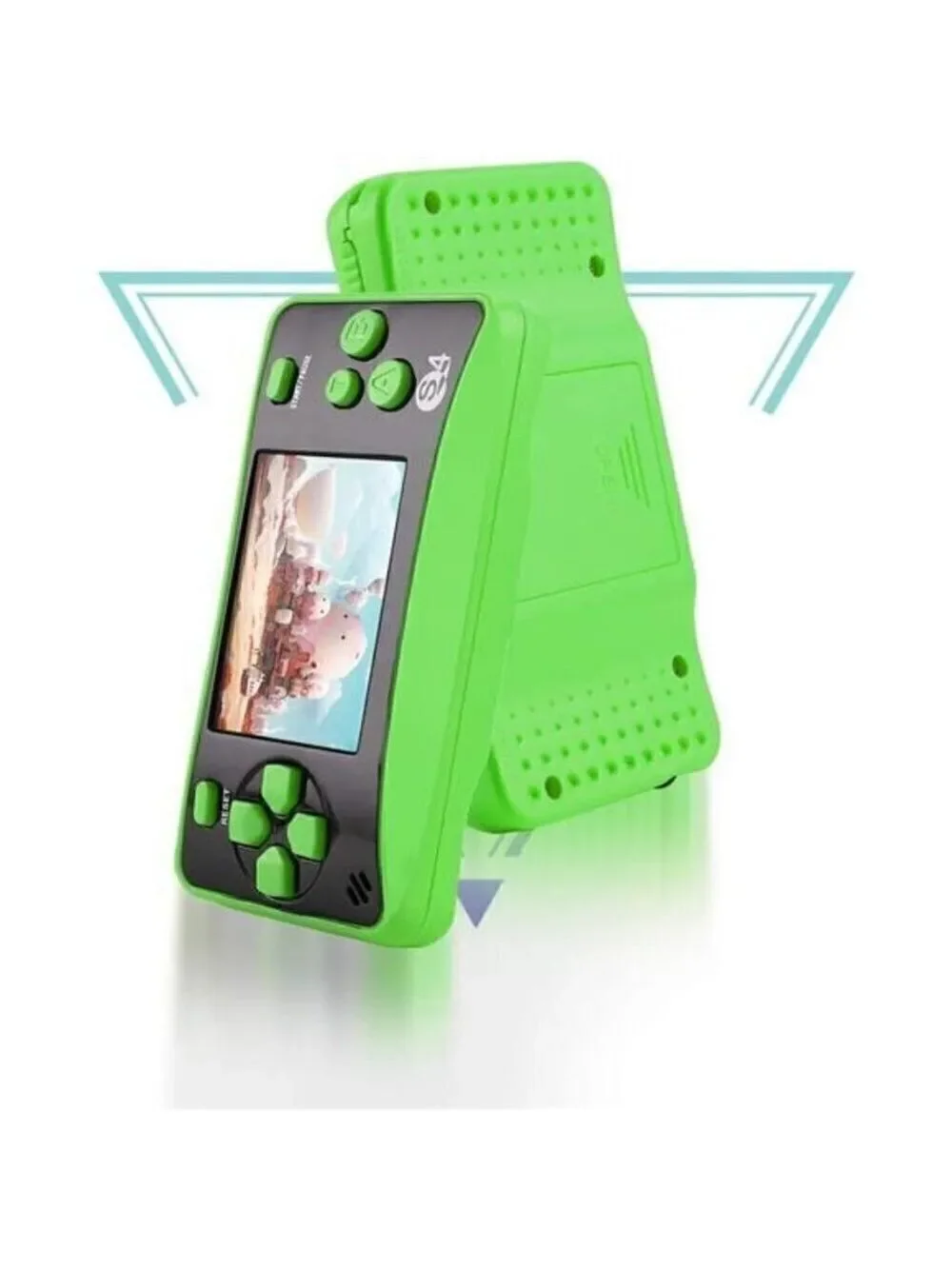 Kids Handheld 182 Built In Games Console Children Ages 4-12 Retro Classic GREEN